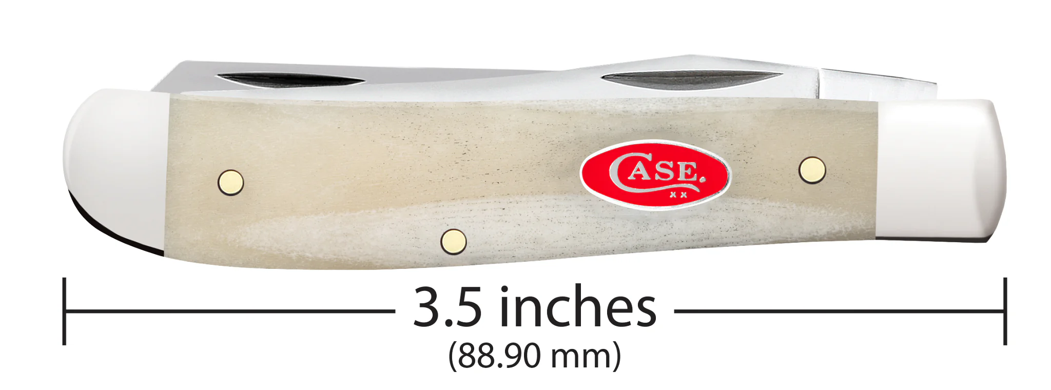 Smooth Natural Bone Mini Trapper - Image 2
