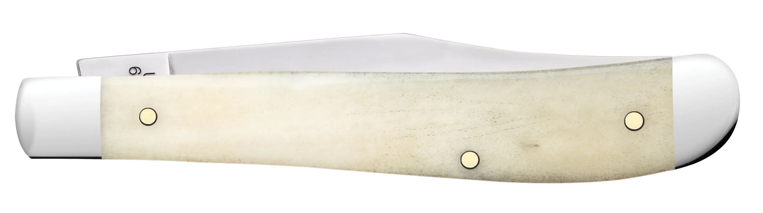 Smooth Natural Bone Slimline Trapper - Image 3