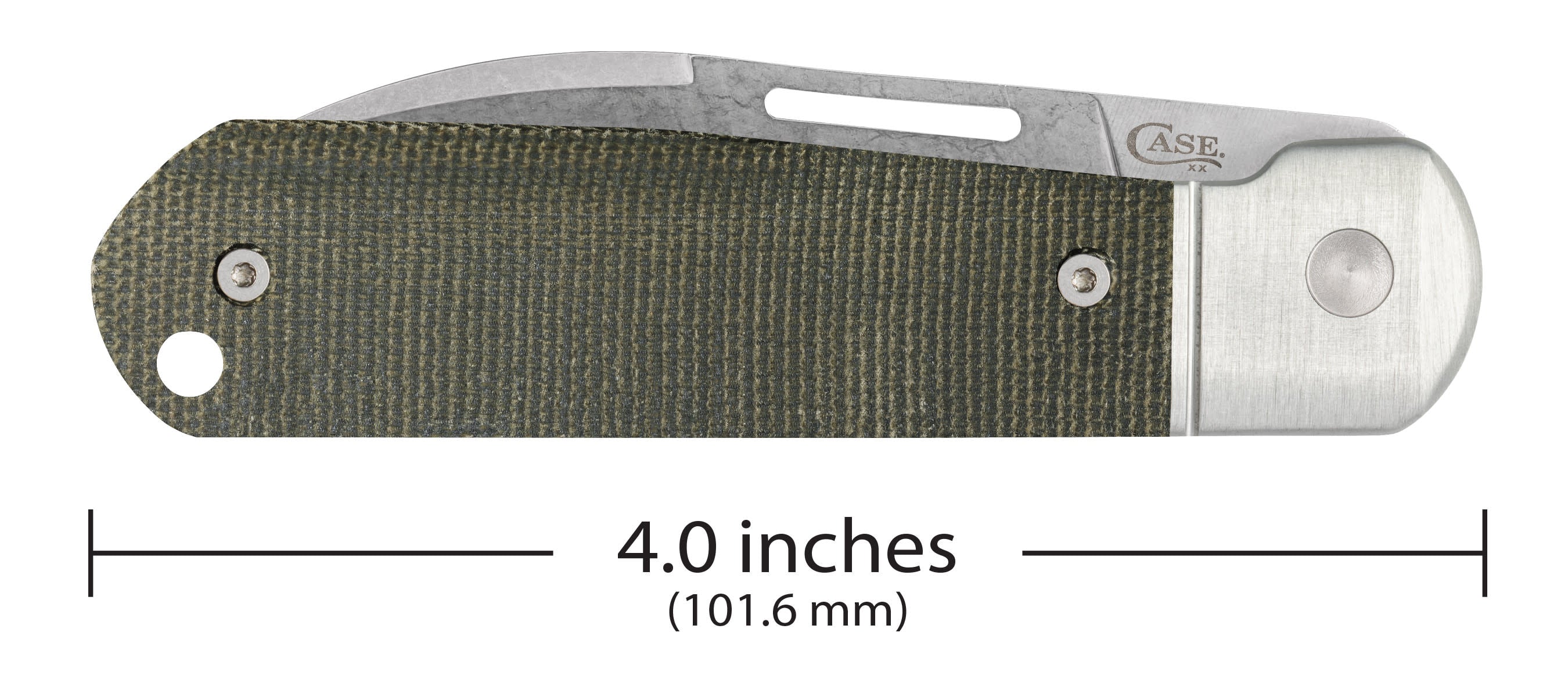 Smooth OD Green Canvas Micarta® Highbanks® - Image 3