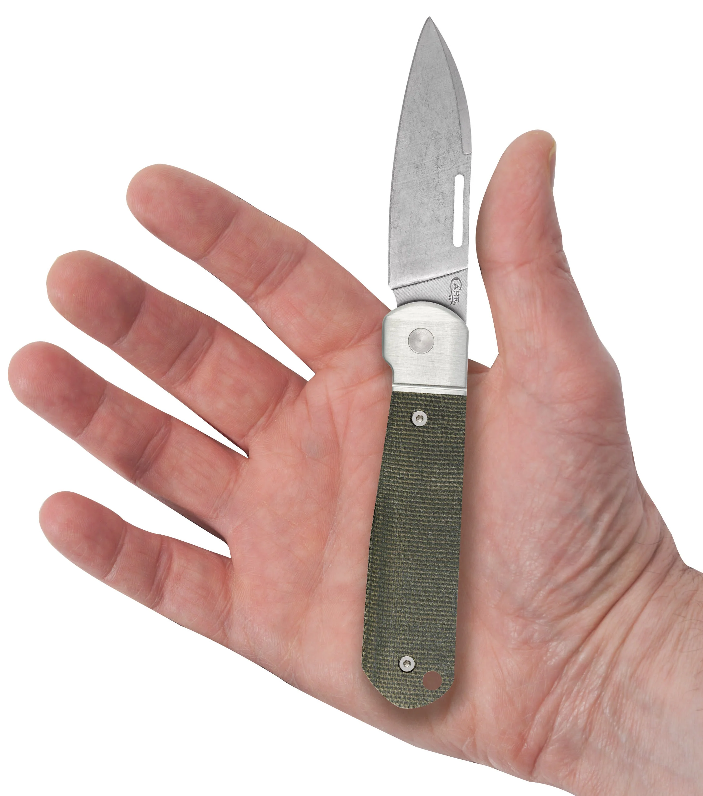 Smooth OD Green Canvas Micarta® Highbanks® - Image 7