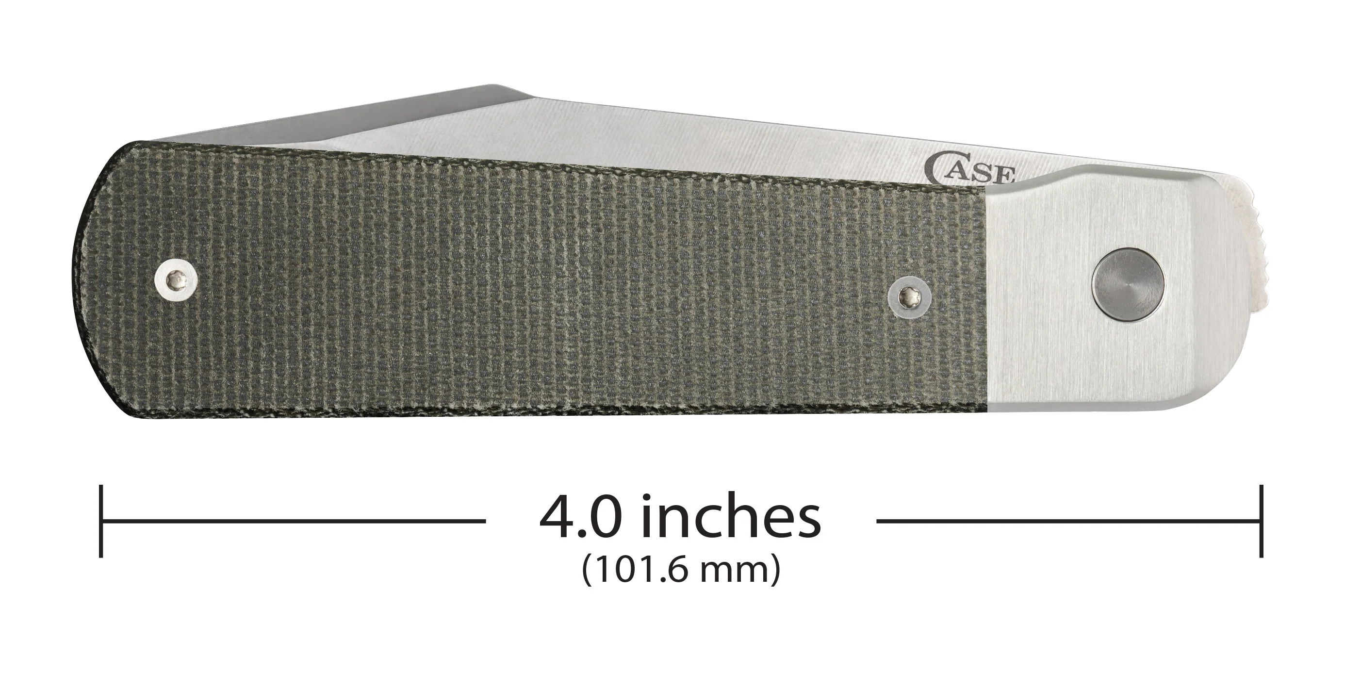Smooth OD Green Canvas Micarta® Longhouse® - Image 3