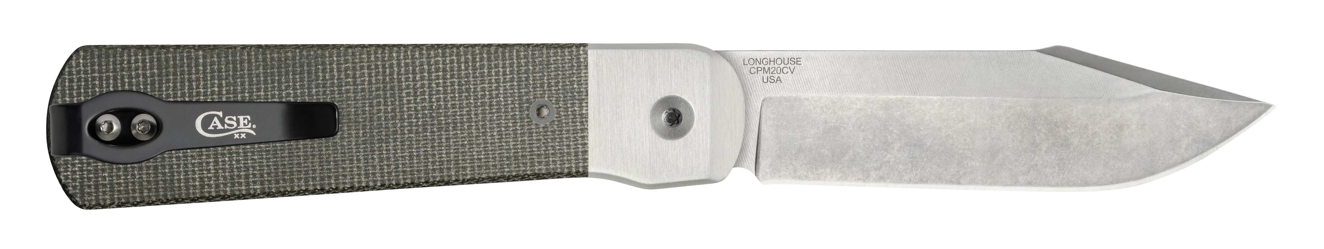 Smooth OD Green Canvas Micarta® Longhouse® - Image 5