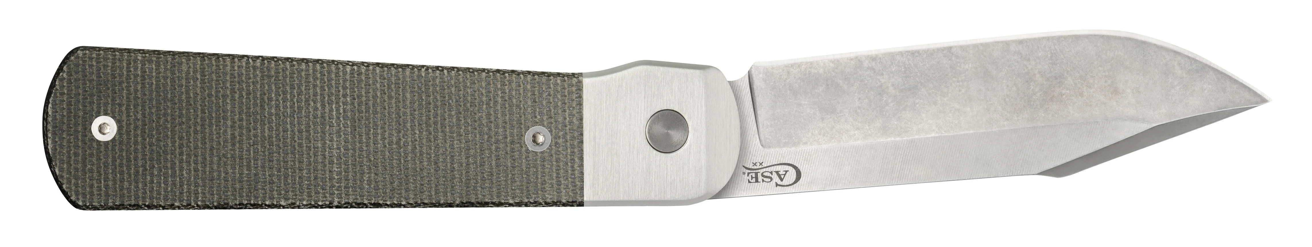Smooth OD Green Canvas Micarta® Longhouse® - Image 6