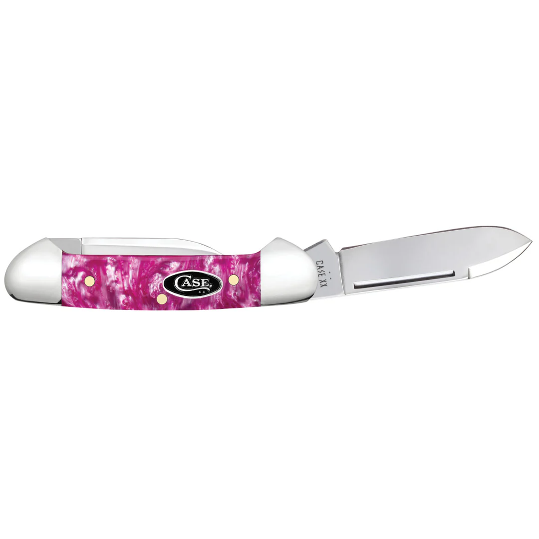 Smooth Pink Crackle Kirinite® Baby Butterbean - Image 4