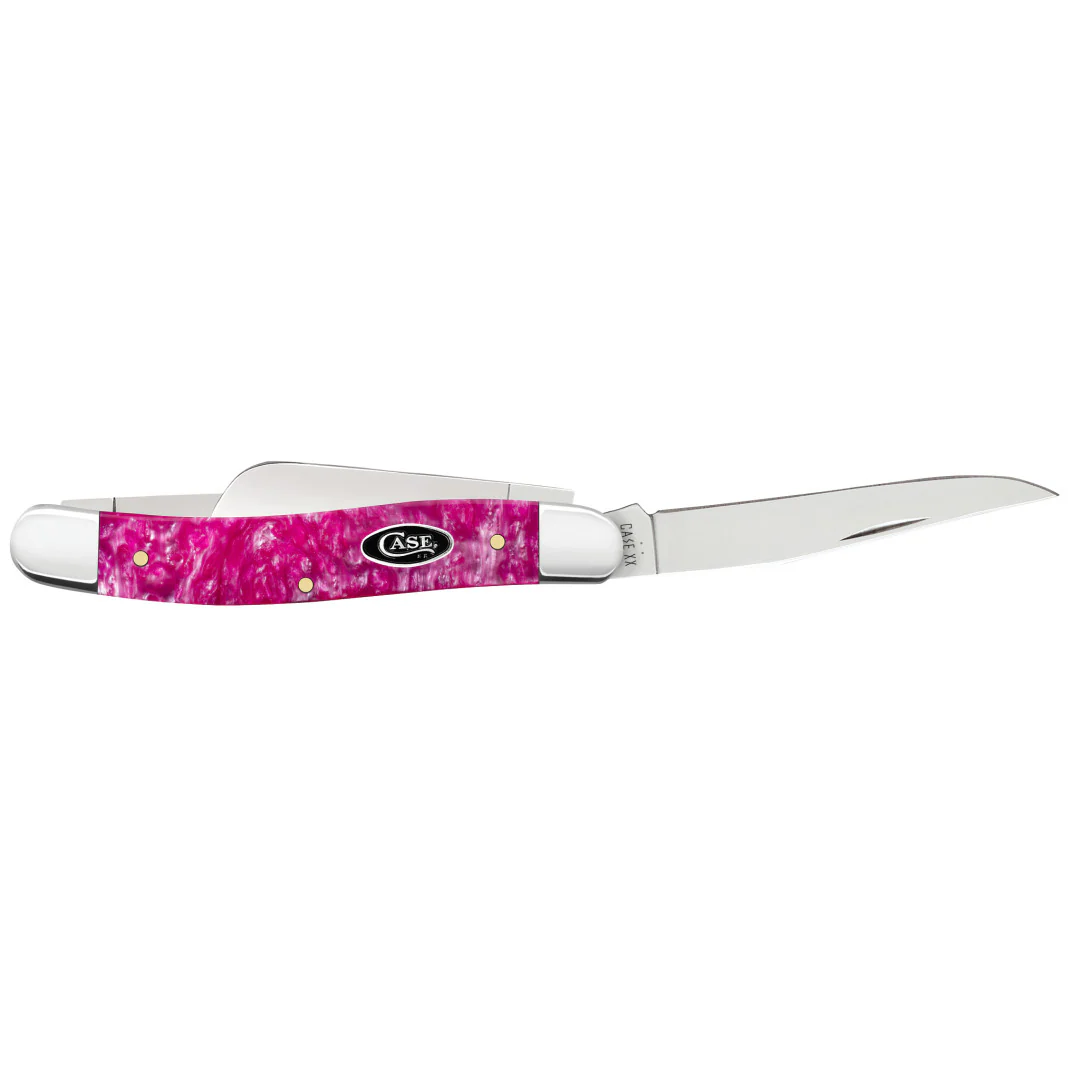 Smooth Pink Crackle Kirinite® Medium Stockman - Image 4