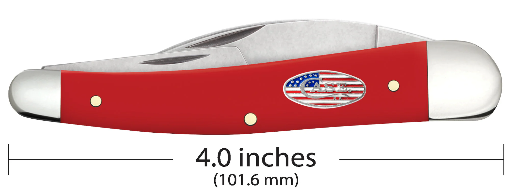Smooth Red Synthetic American Workman CS Seahorse Whittler - Image 2
