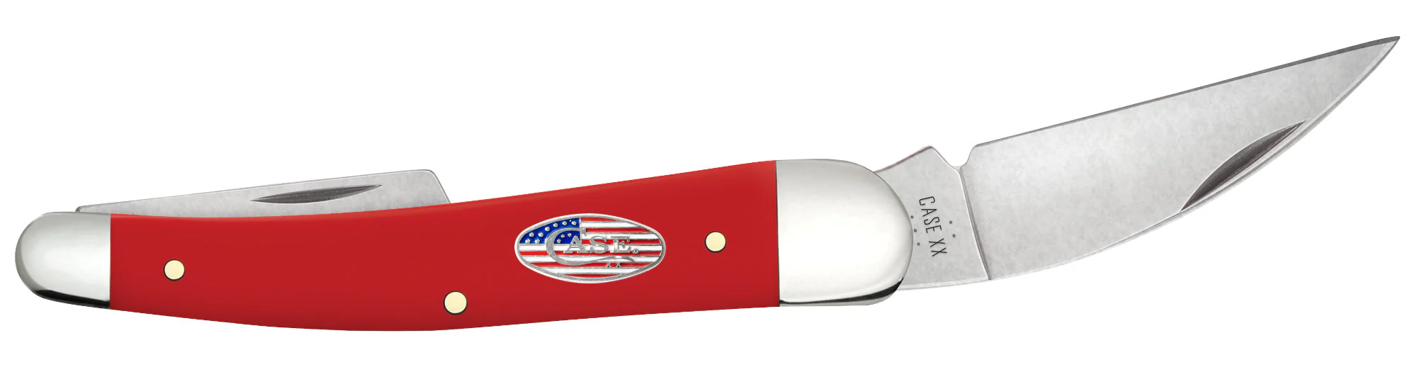 Smooth Red Synthetic American Workman CS Seahorse Whittler - Image 4