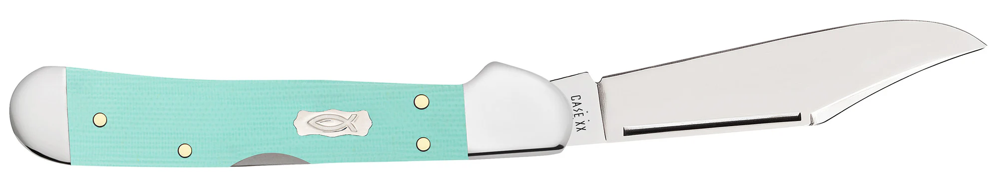 Smooth Seafoam Green G-10 Mini CopperLock® - Image 4