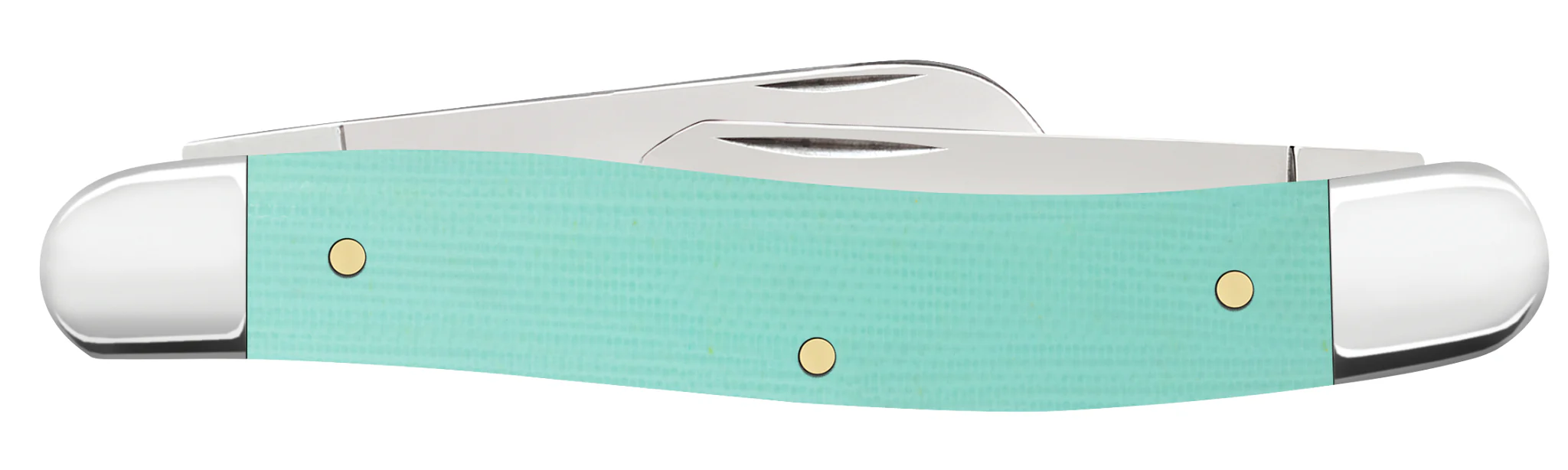 Smooth Seafoam Green G-10 Medium Stockman - Image 3