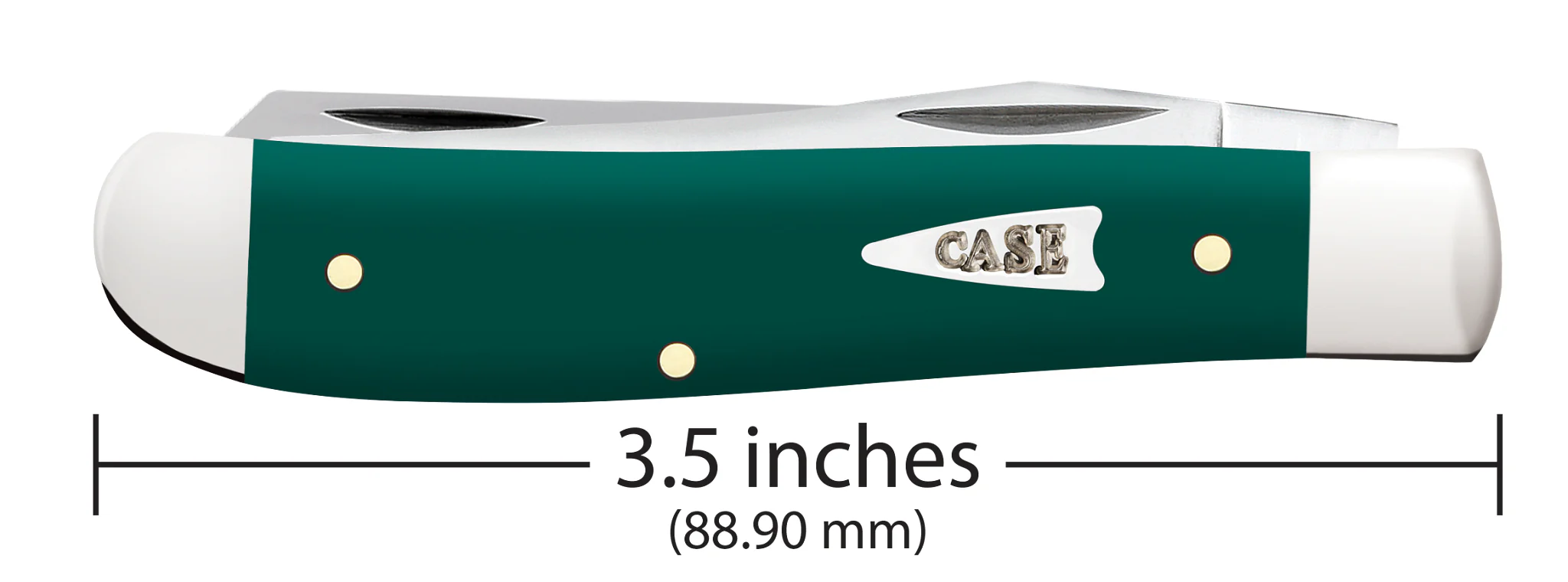 Smooth Spruce Green Synthetic Mini Trapper - Image 2