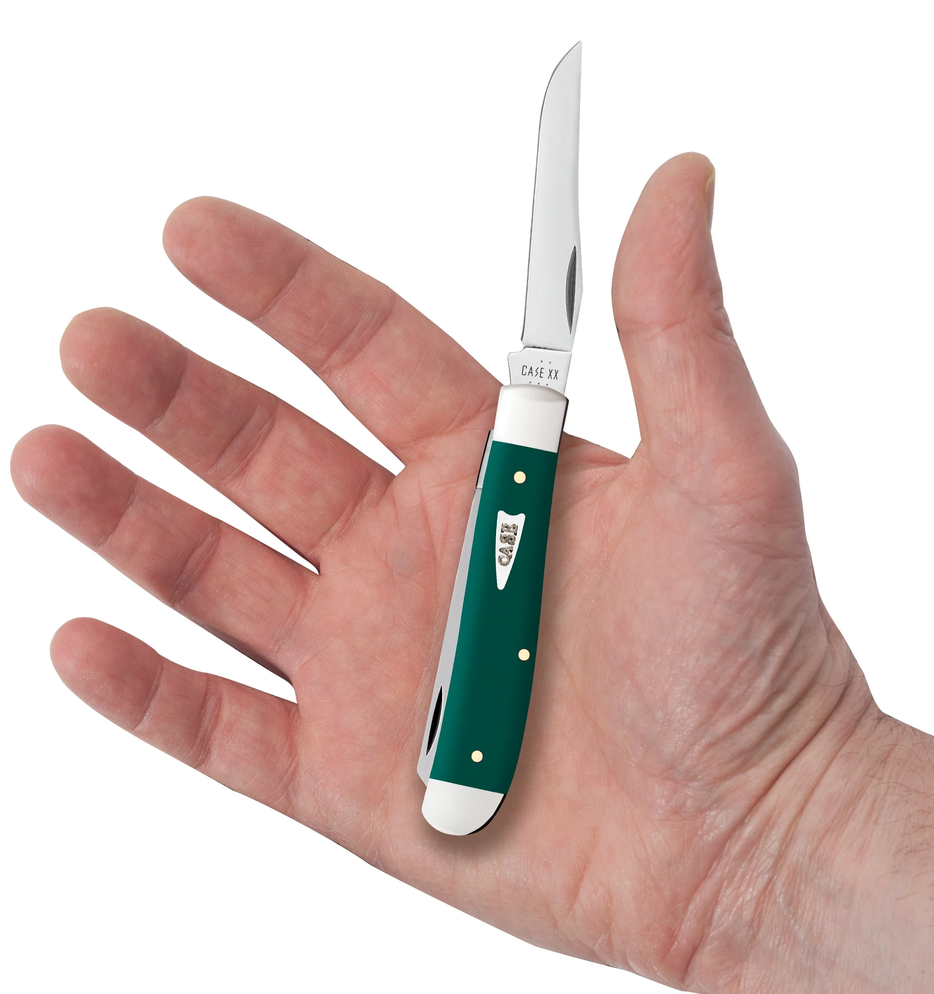 Smooth Spruce Green Synthetic Mini Trapper - Image 5
