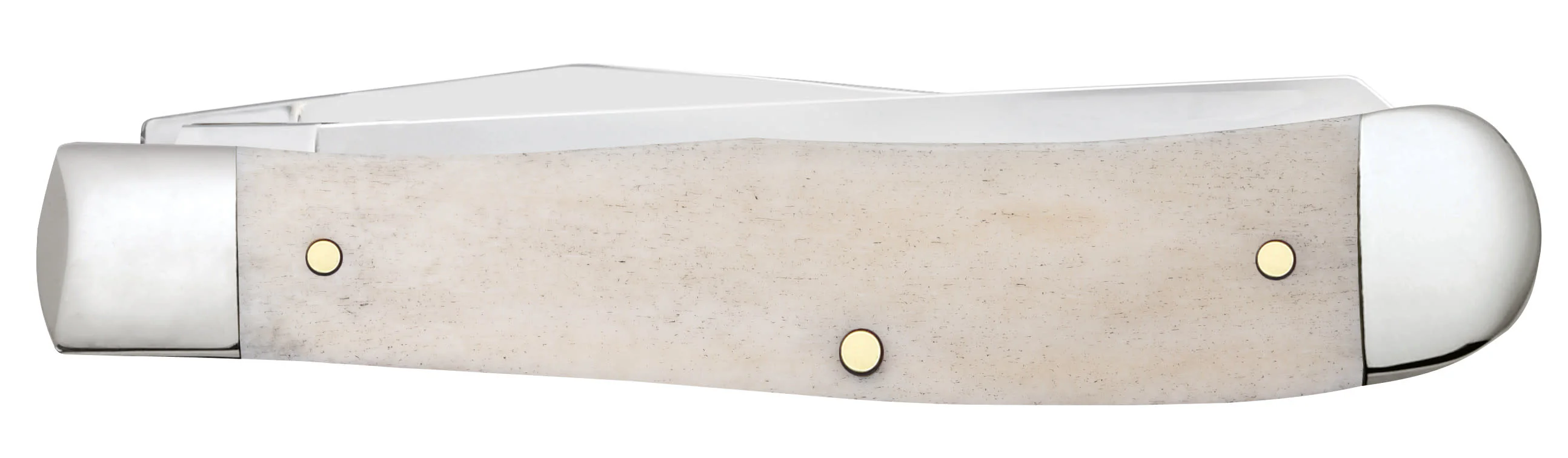 Sportsman Series Bear Embellished Smooth Natural Bone Trapper - Image 4