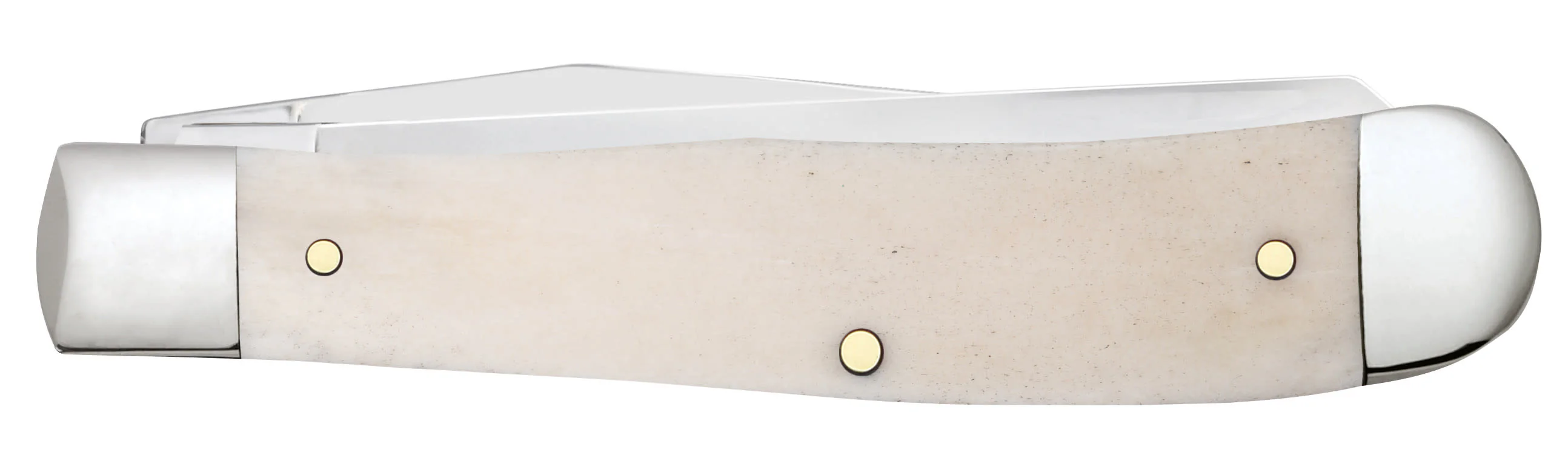Sportsman Series Elk Embellished Smooth Natural Bone Trapper - Image 4