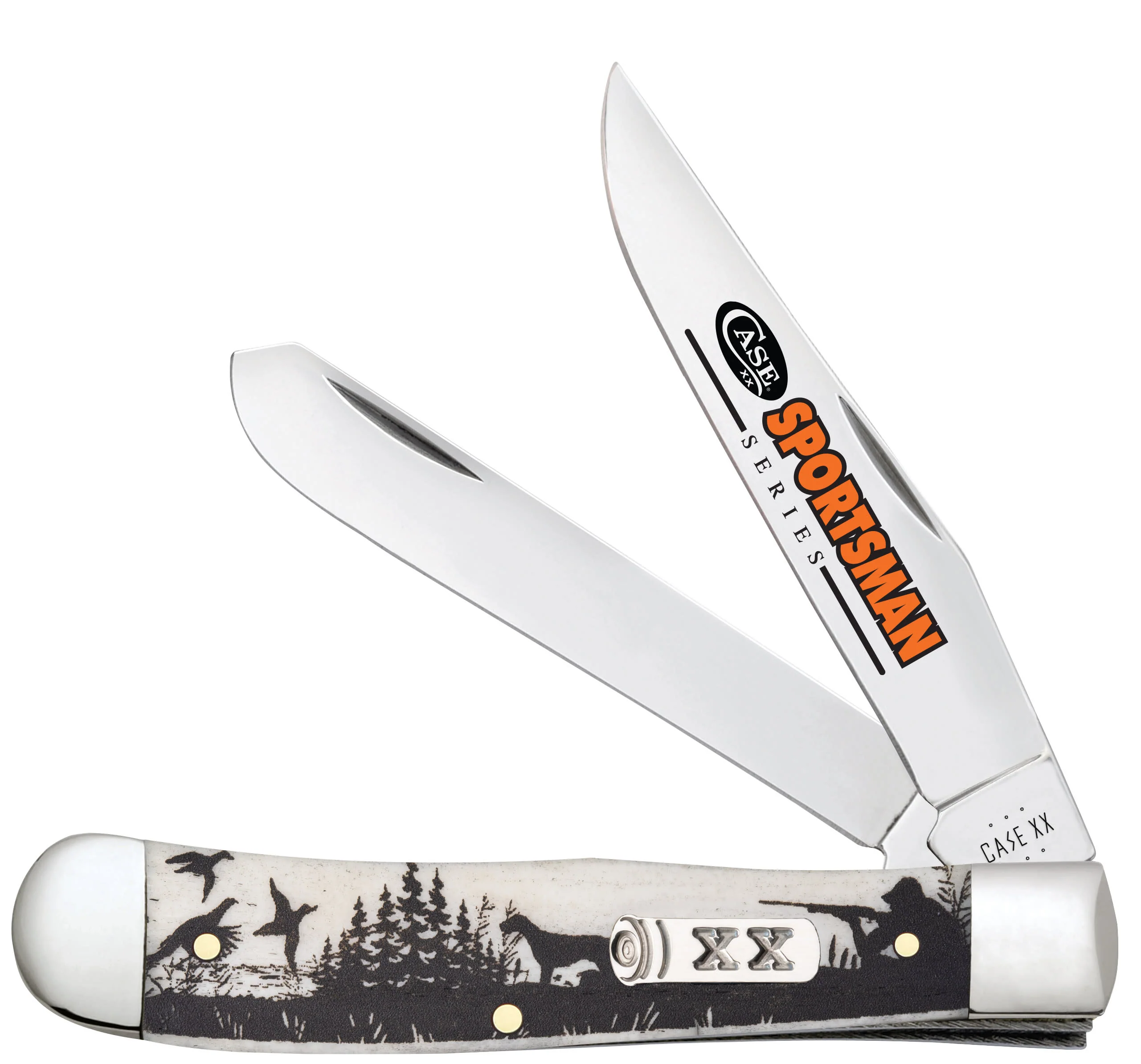 Sportsman Series Hunter  Embellished Smooth Natural Bone Trapper