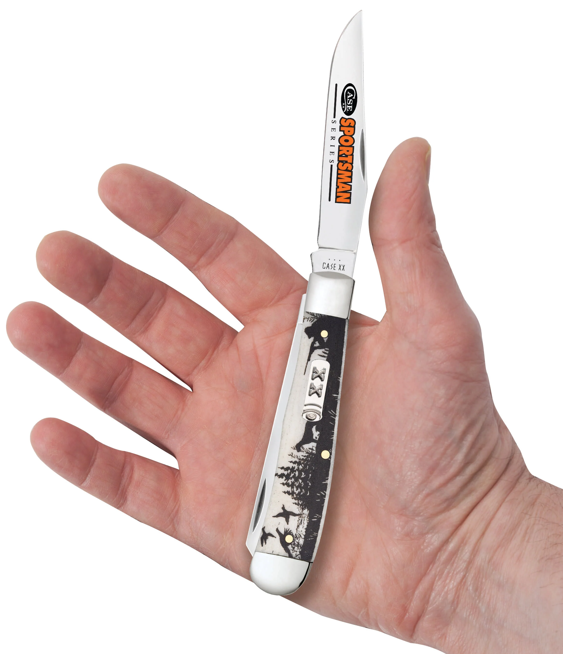 Sportsman Series Hunter  Embellished Smooth Natural Bone Trapper - Image 6