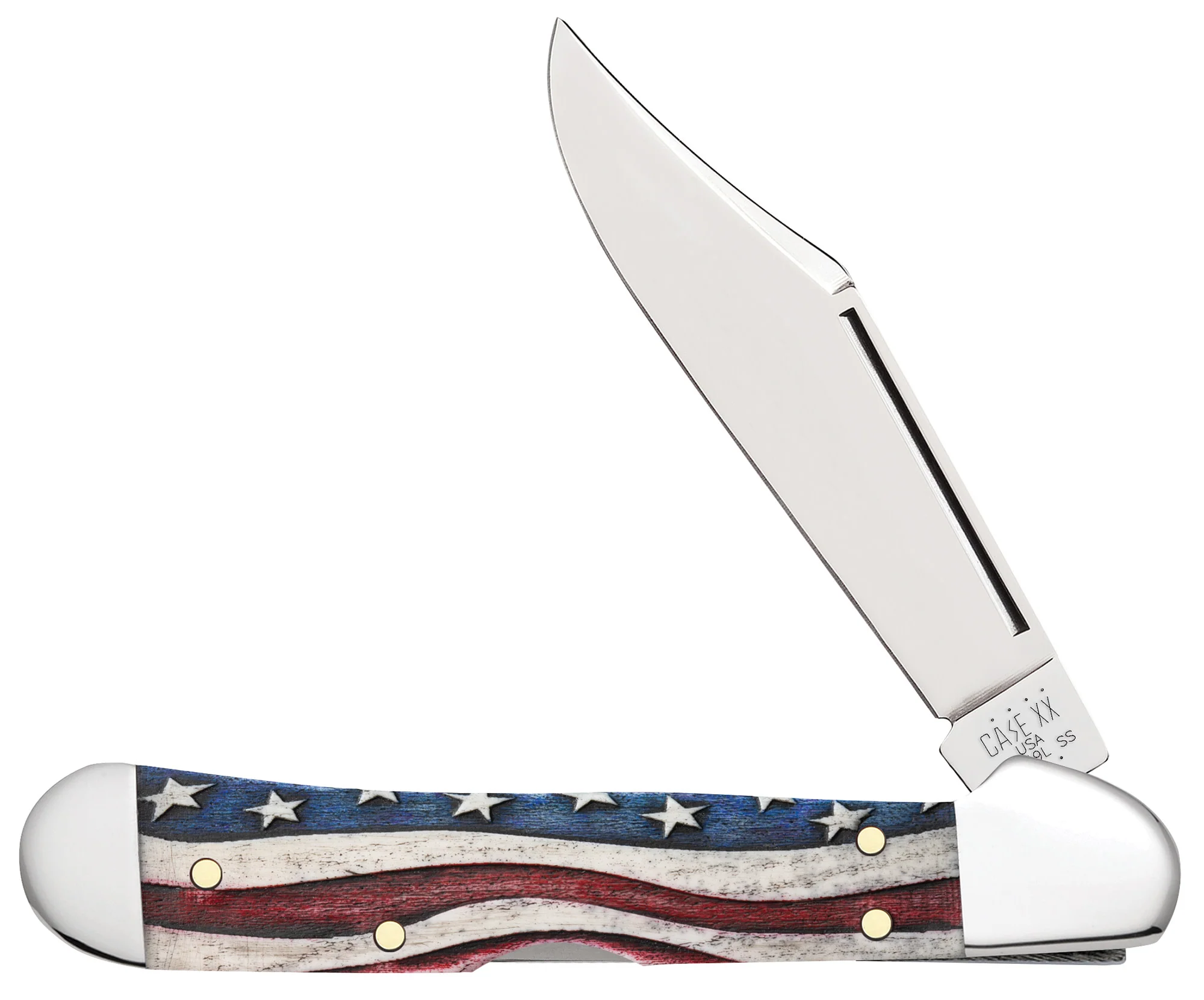 Star Spangled Series Embellished Smooth Natural Bone Mini CopperLock®
