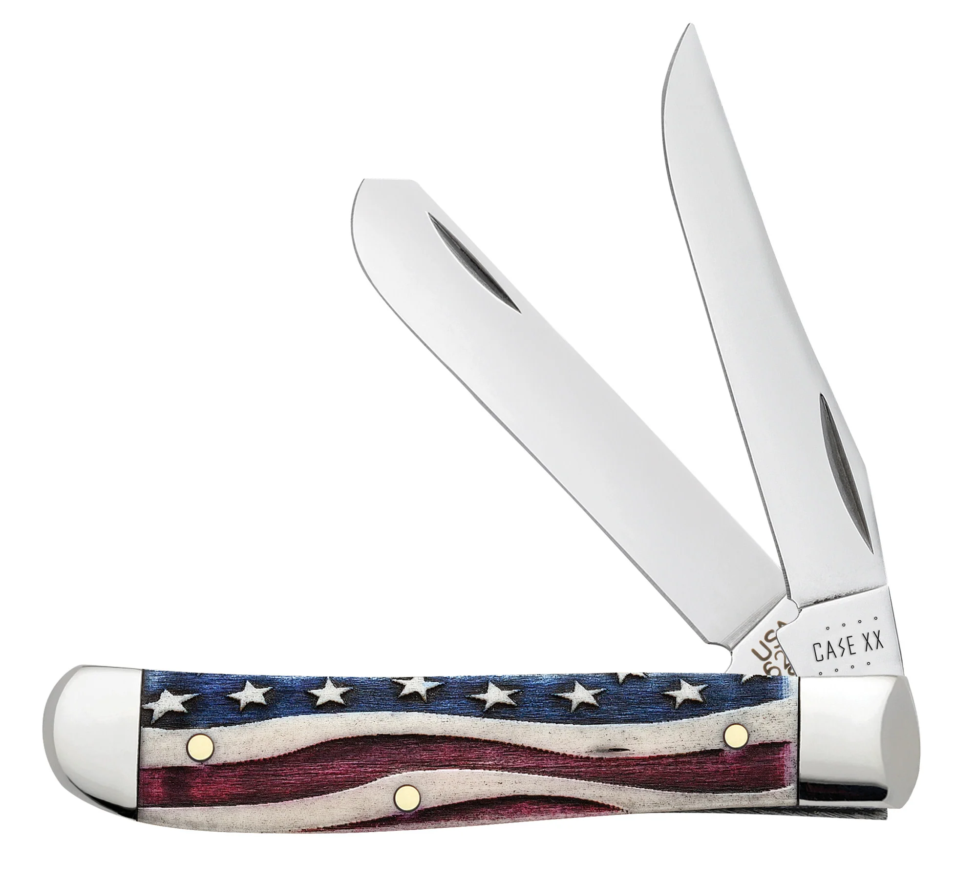 Star Spangled Series Embellished Smooth Natural Bone Mini Trapper