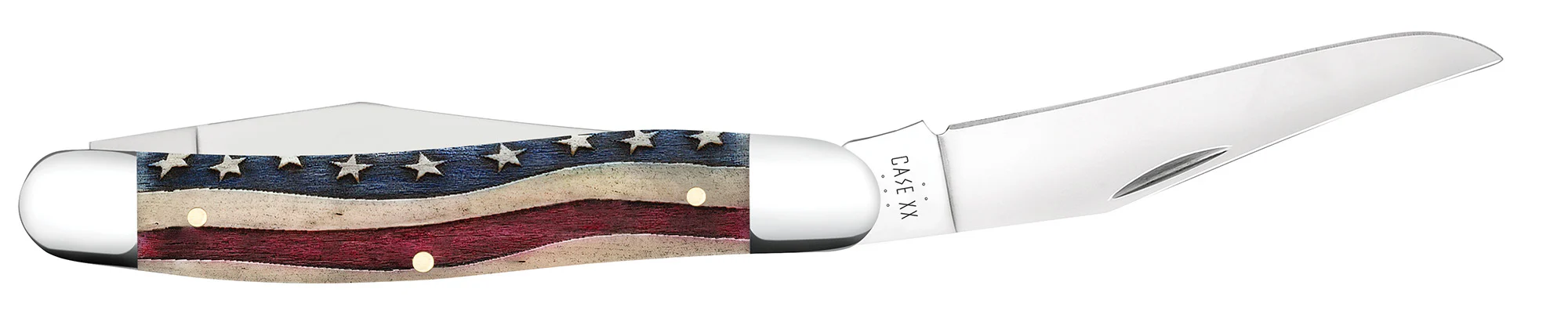 Star Spangled Series Embellished Smooth Natural Bone Muskrat - Image 4