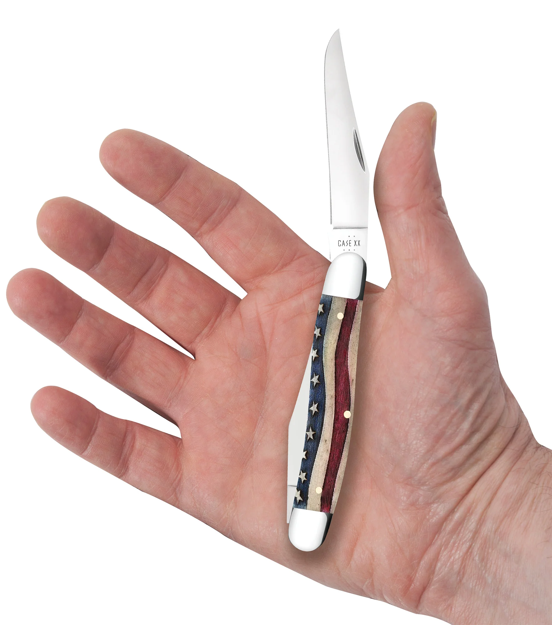 Star Spangled Series Embellished Smooth Natural Bone Muskrat - Image 5