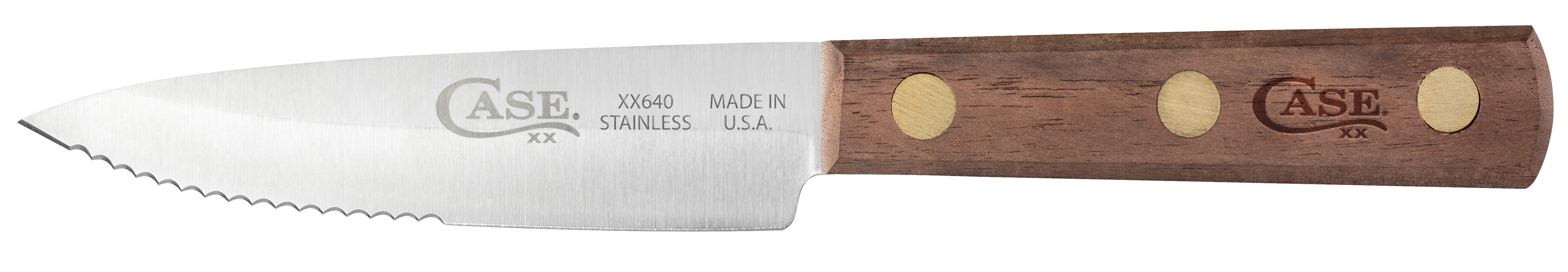 Household Cutlery 8" Steak Knife Set (Solid Walnut) - Image 5
