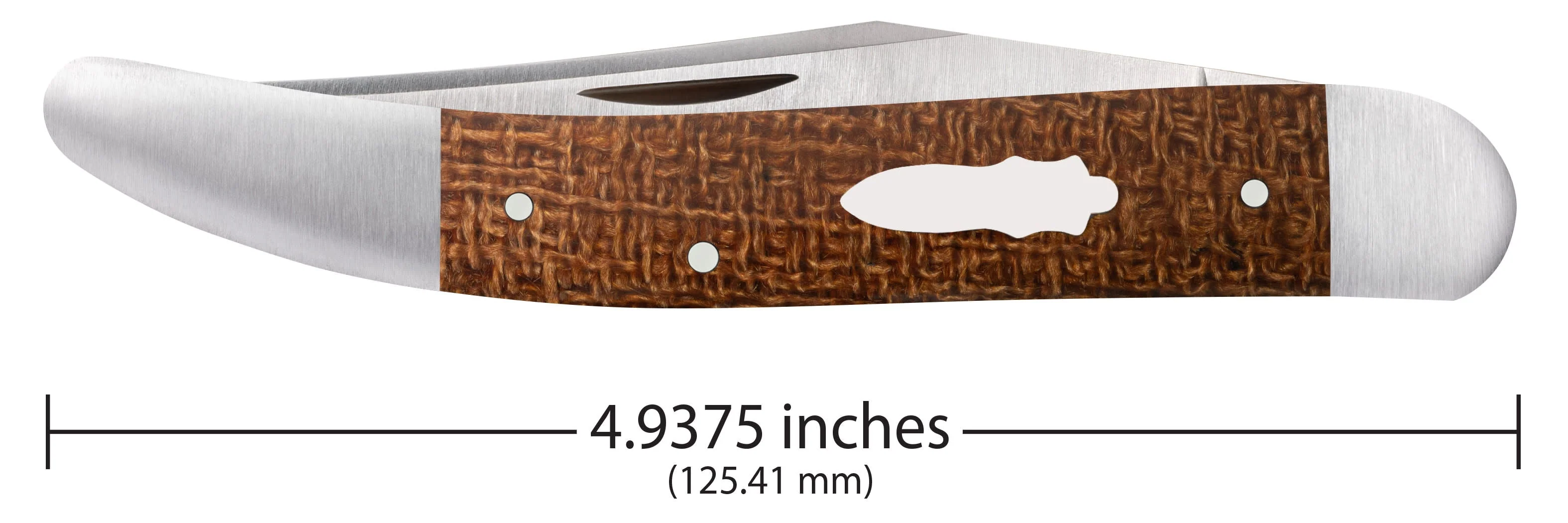 Tony Bose Smooth Natural Burlap Micarta® Old Dog - Image 2