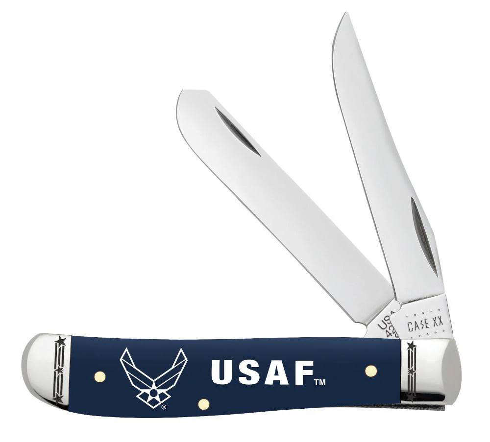 U.S. Air Force™ Embellished Smooth Navy Blue Synthetic Mini Trapper