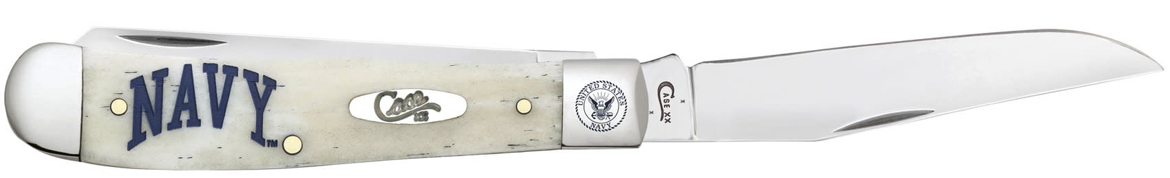 U.S. Navy®  Embellished Smooth Natural Bone Trapper - Image 4