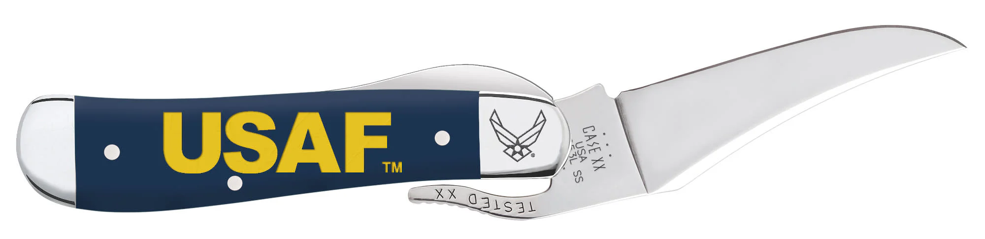 United States Air Force™ Embellished Smooth Navy Blue Synthetic RussLock® - Image 4