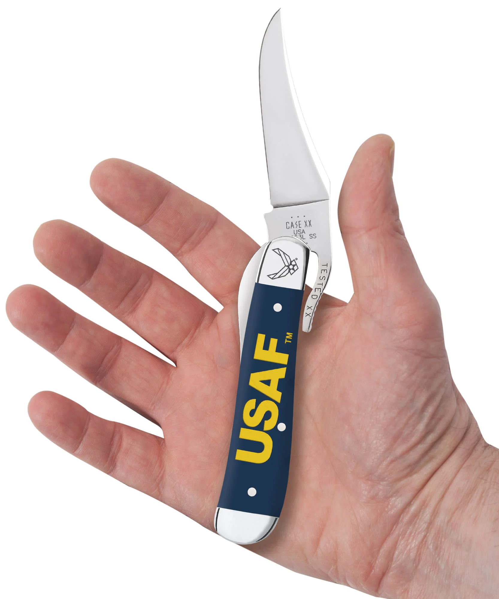 United States Air Force™ Embellished Smooth Navy Blue Synthetic RussLock® - Image 5