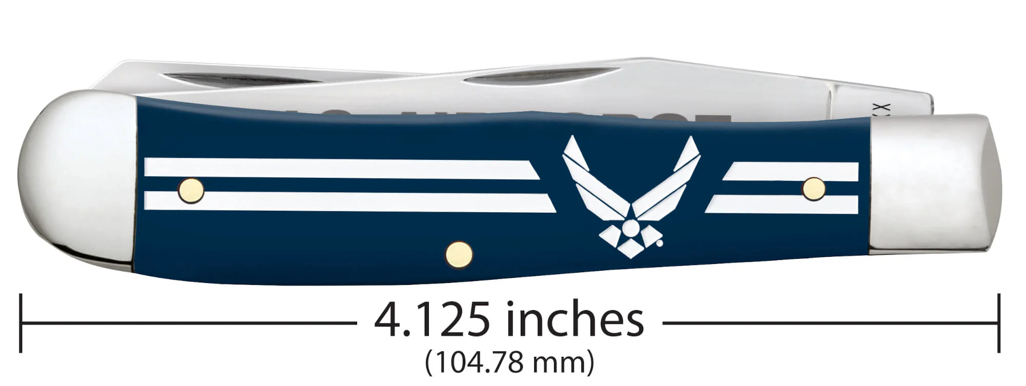 U.S. Air Force™ Embellished Smooth Blue Synthetic Trapper - Image 2