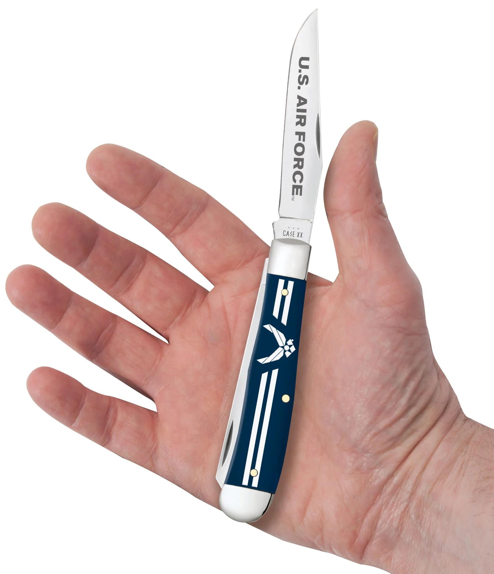 U.S. Air Force™ Embellished Smooth Blue Synthetic Trapper - Image 5