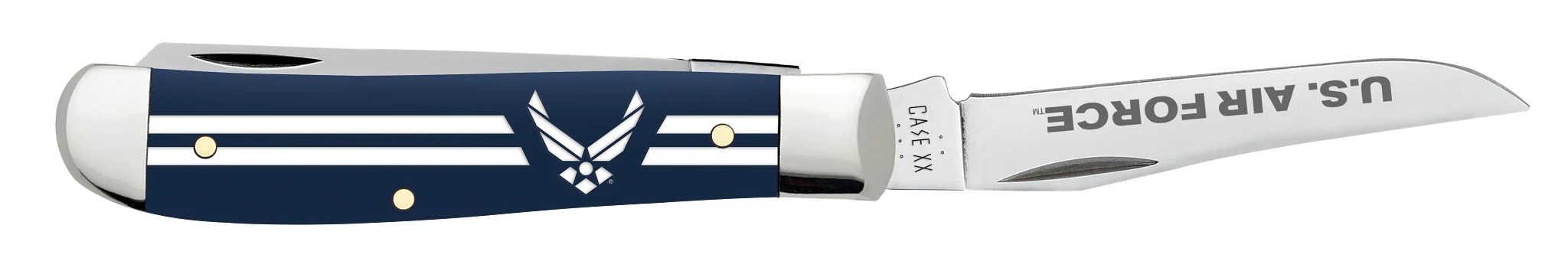 U.S. Air Force™ Embellished Smooth Navy Blue Synthetic Mini Trapper - Image 4
