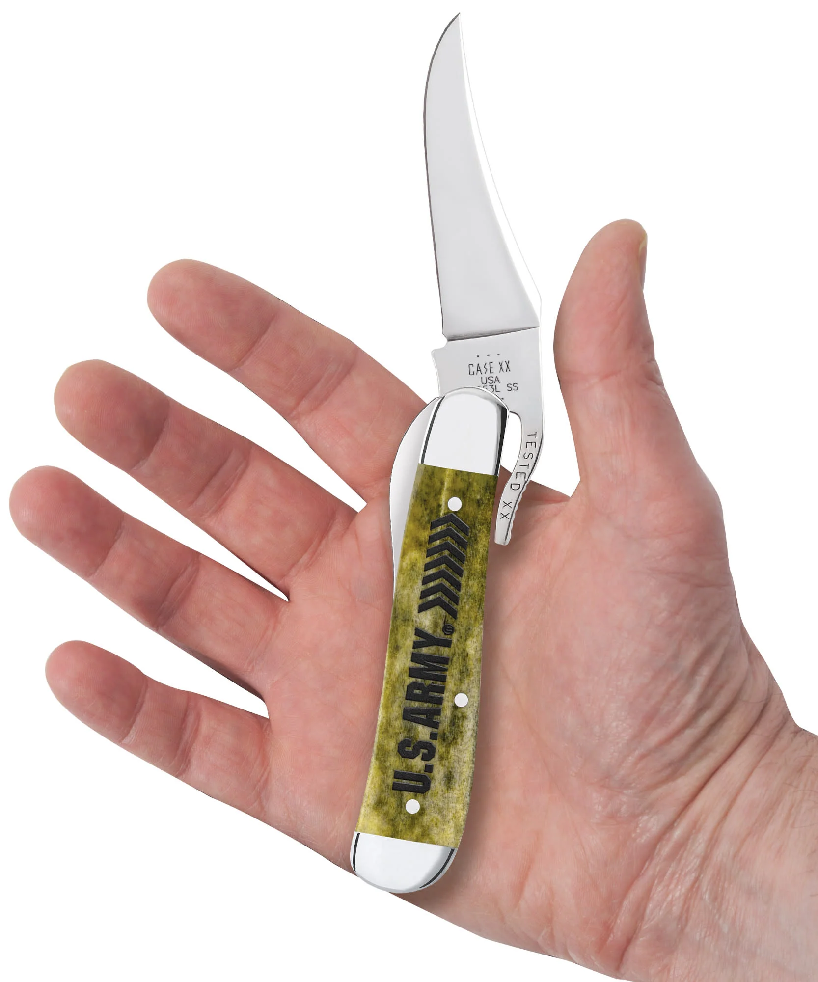 U.S. Army Embellished Smooth Olive Green Bone RussLock® - Image 5