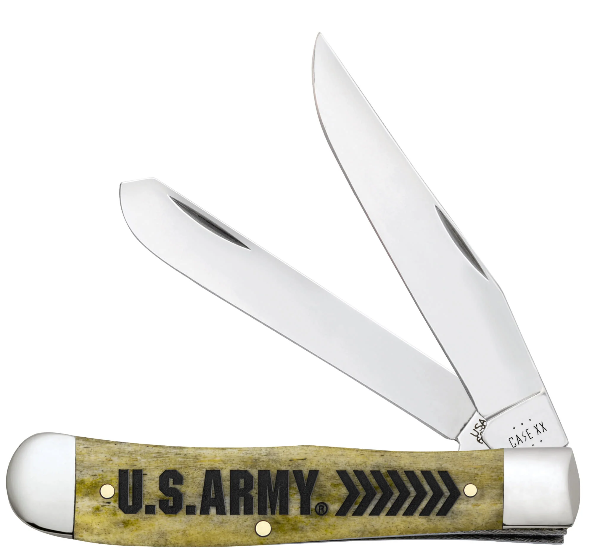 U.S. Army Embellished Smooth Olive Green Bone Trapper