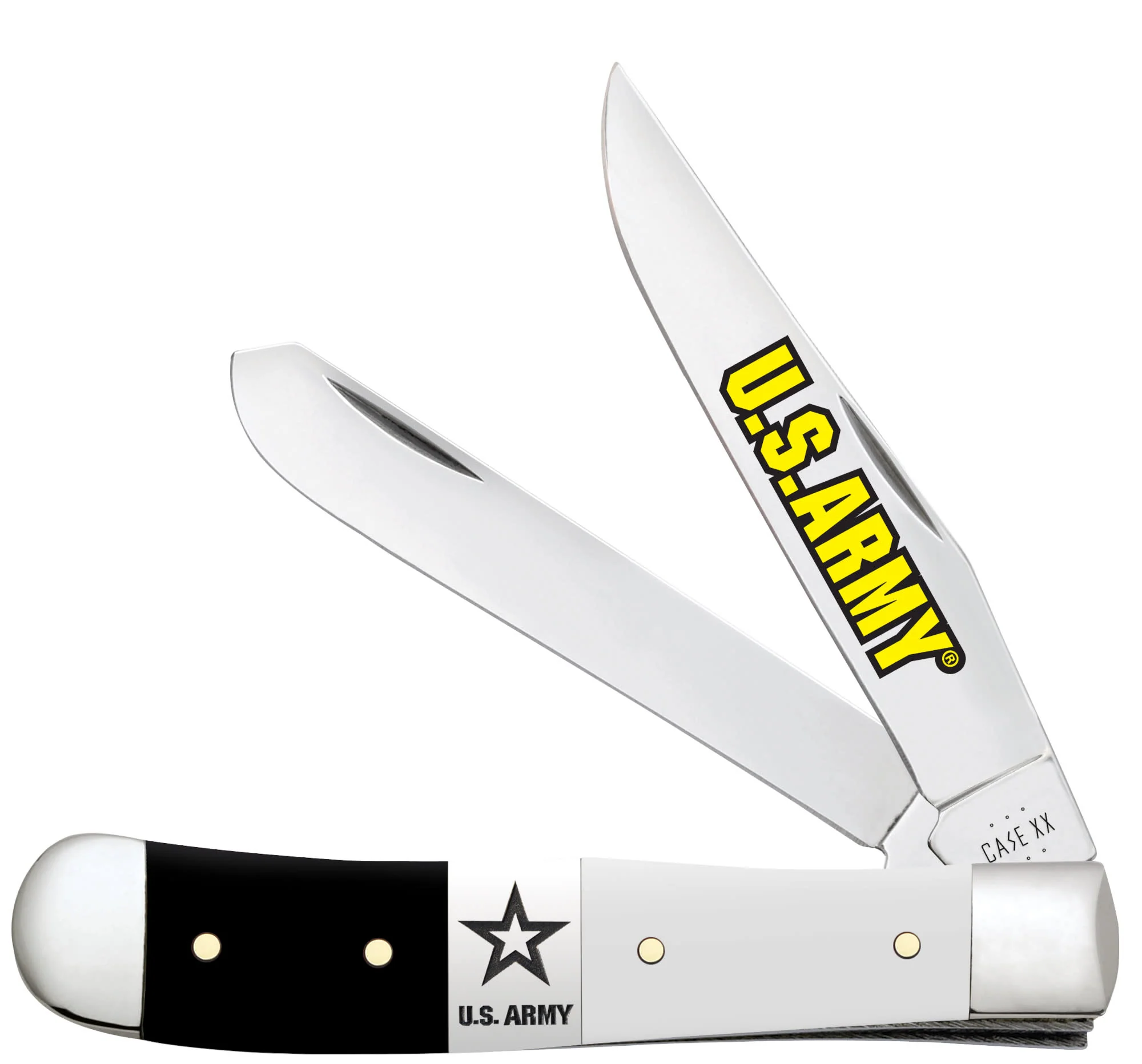 U.S. Army Smooth Black/White Synthetic Trapper Gift Set