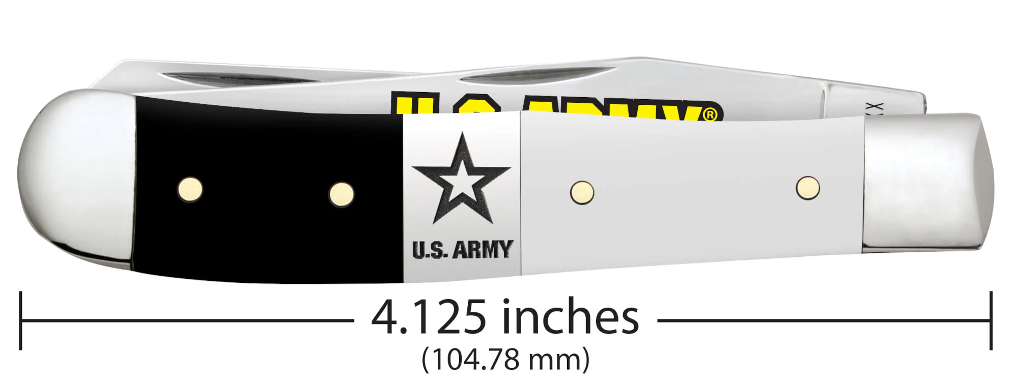 U.S. Army Smooth Black/White Synthetic Trapper Gift Set - Image 2