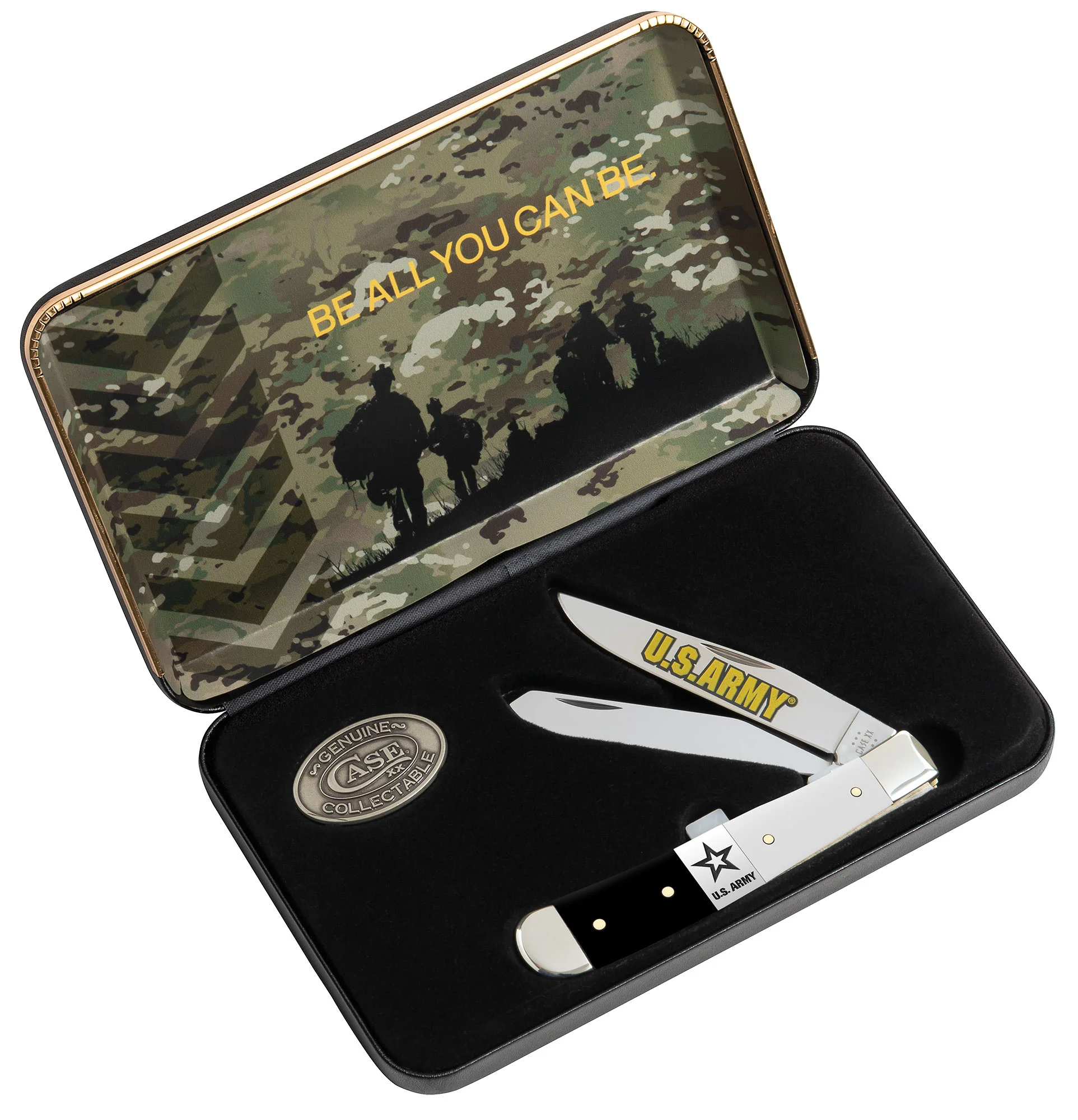 U.S. Army Smooth Black/White Synthetic Trapper Gift Set - Image 7