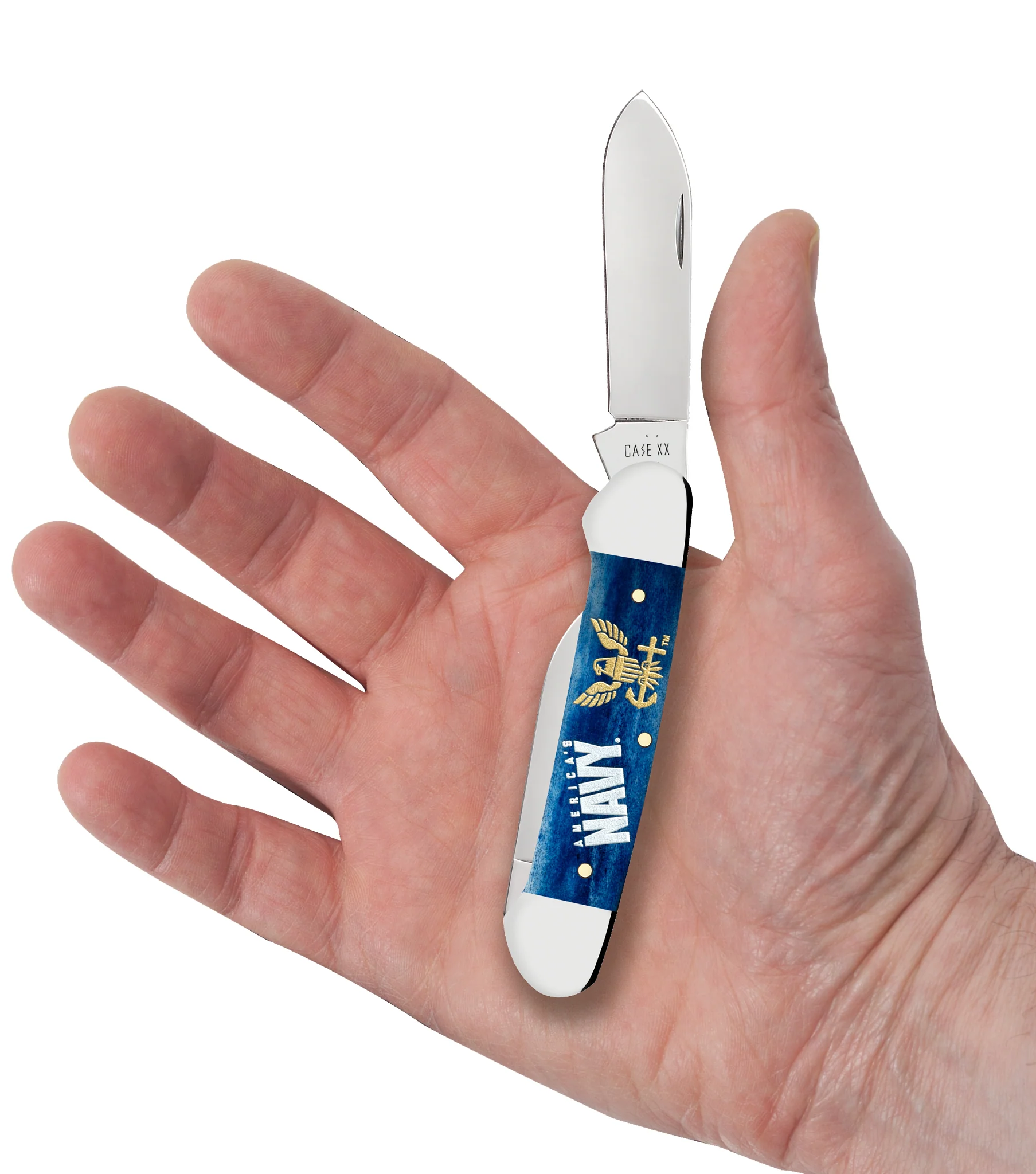 US Navy® Embellished Smooth Navy Blue Bone Canoe - Image 5