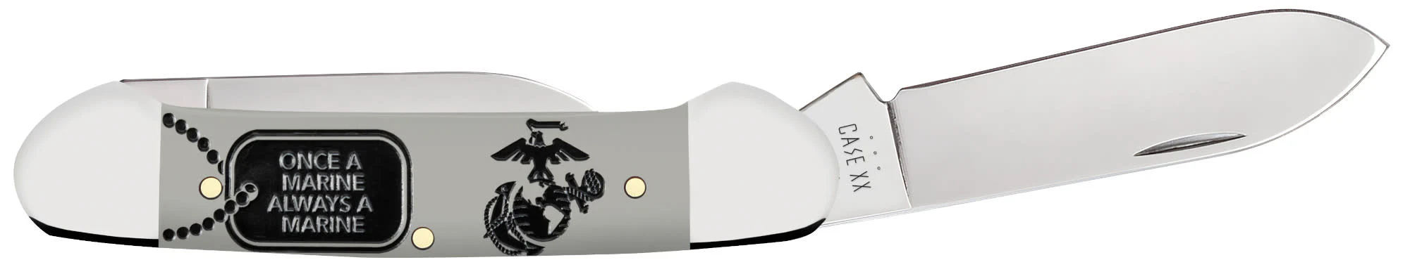 USMC® Embellished Smooth Gray Synthetic Canoe - Image 4