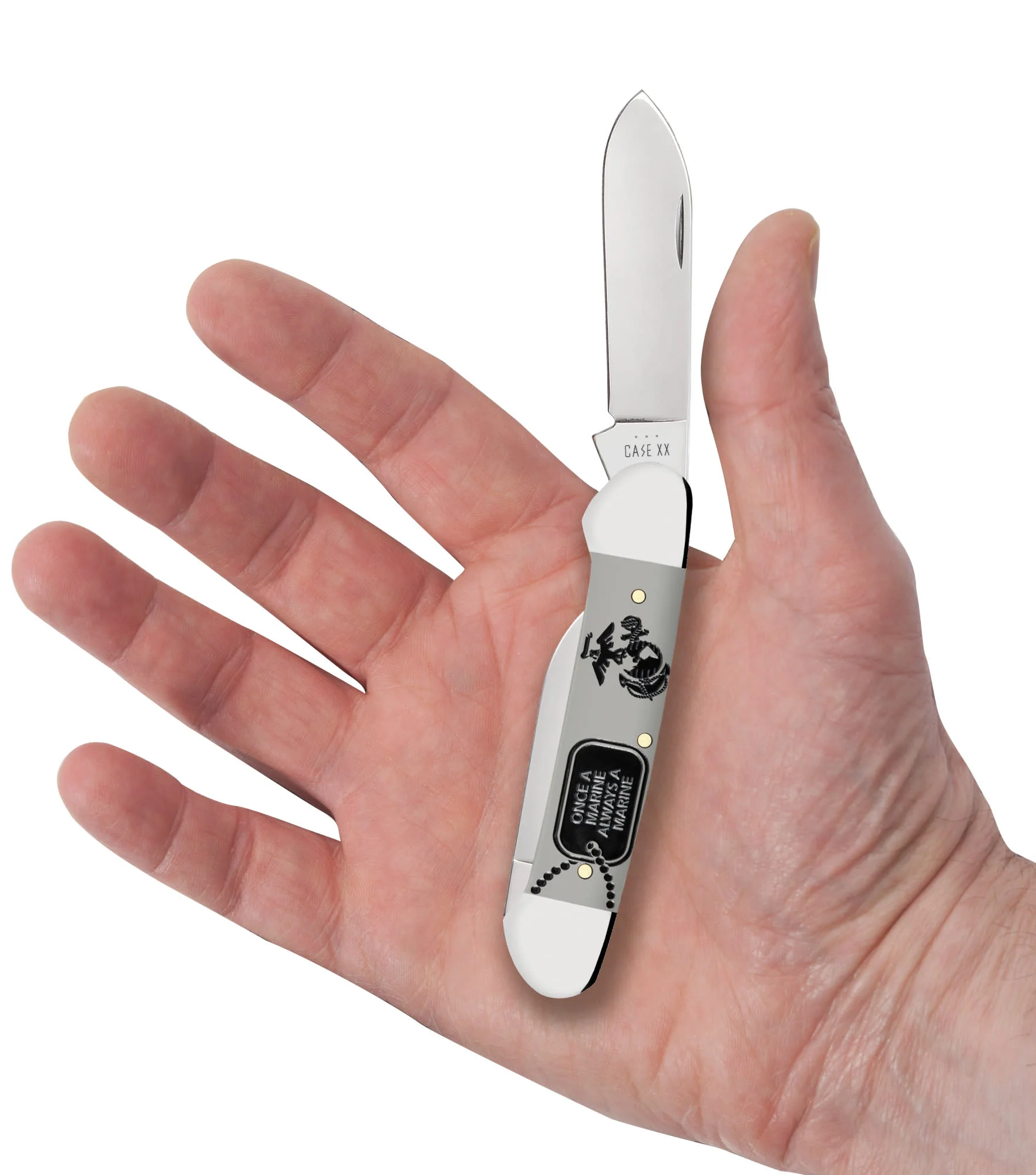 USMC® Embellished Smooth Gray Synthetic Canoe - Image 5