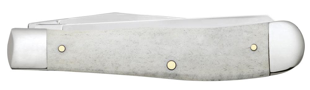 Vietnam War Gift Set Smooth Natural Bone with Green, Yellow and Red Color Wash Trapper in Jewel Box - Image 3