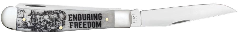 War Series Enduring Freedom Embellishment Smooth Natural Bone Trapper - Image 5