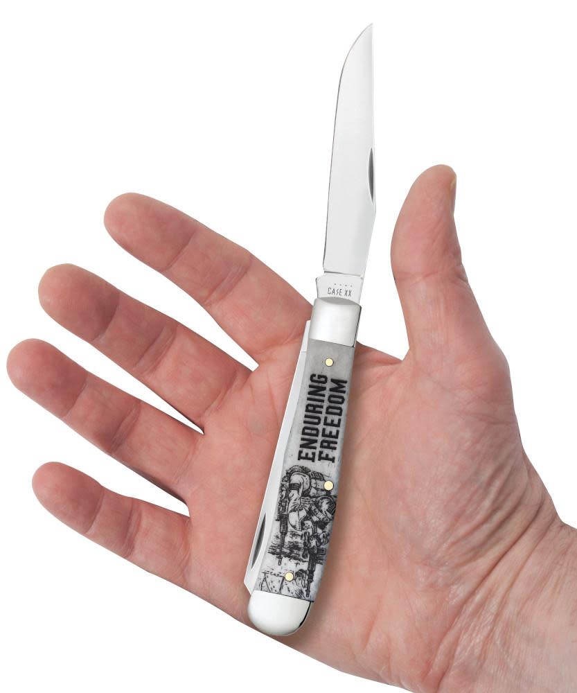 War Series Enduring Freedom Embellishment Smooth Natural Bone Trapper - Image 6