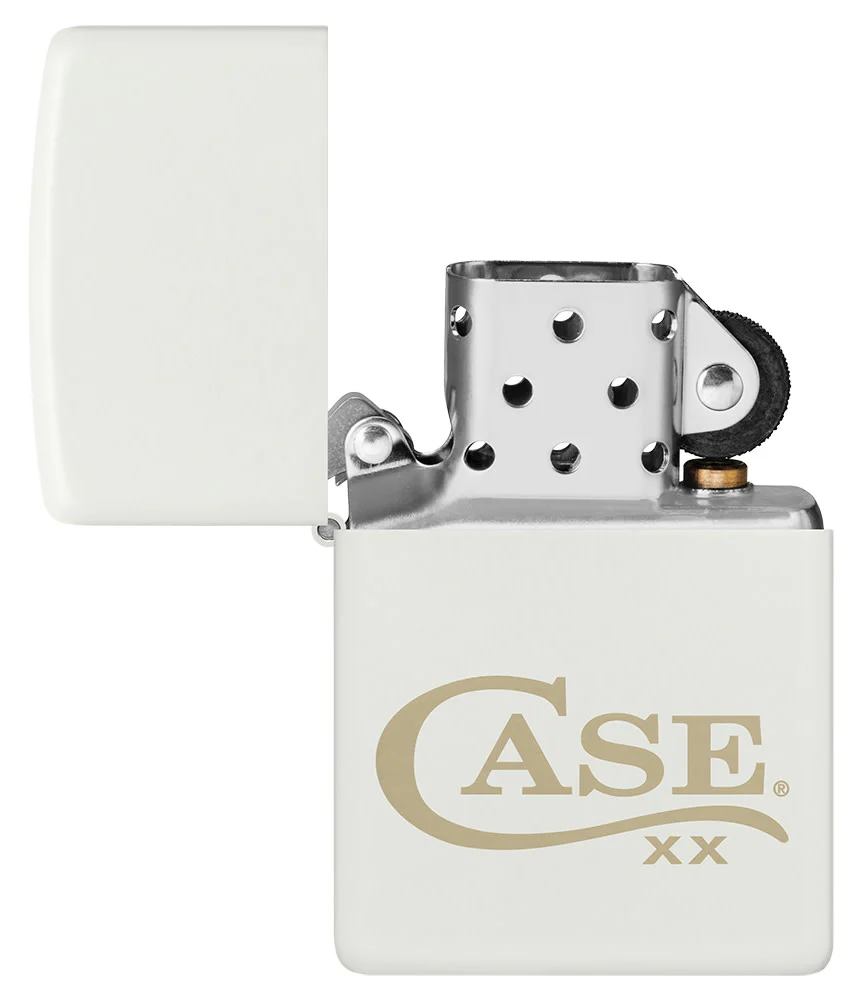 Zippo® Case Logo White Matte Lighter - Image 4